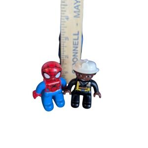 LEGO DUPLO Spiderman Firefighter Figure‎ Lot Toddler Toy Figures